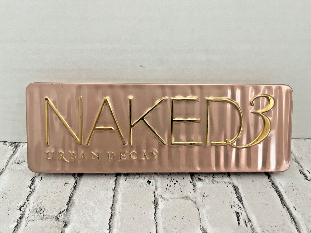 Urban Decay Naked 3 Eyeshadow Palette NIB 12-shades featuring rose-hued neutrals